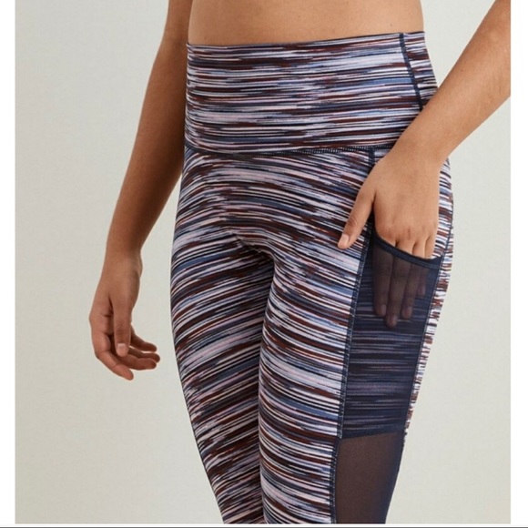 Aerie American Eagle Move High Rise 7/8 Legging Space Dye - Picture 3 of 10